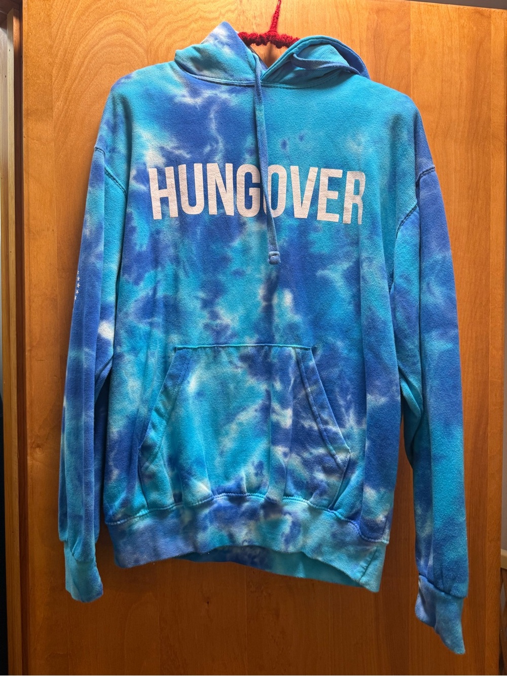 Blue Tie-Dye Hoodie Sweatshirt - Barstools sports